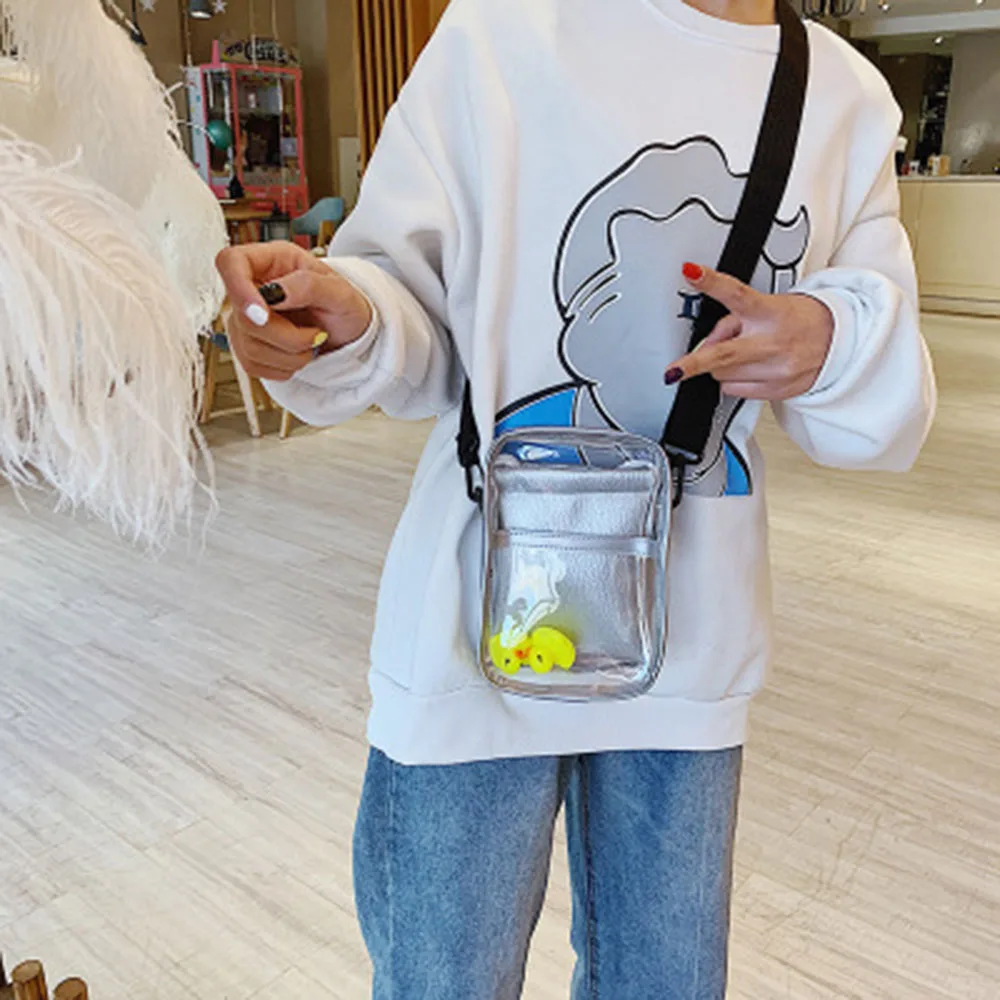 

High quality Fashion Duck Transparent Bag Female Handbags Women Versatile Messenger Bag Shoulder For Women Clear Shoulder Bag