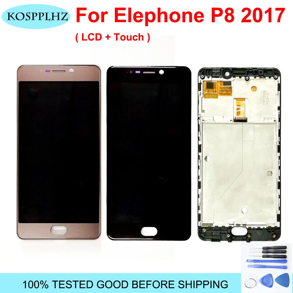 Оригинальный протестированный ЖК экран для Elephone P8 2017 дисплей + цифровой