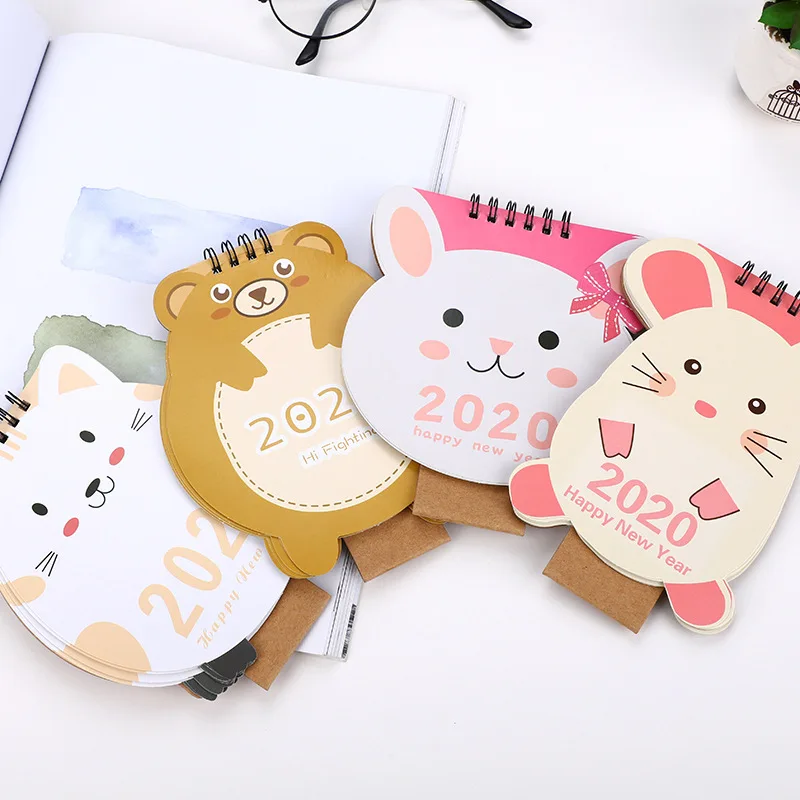 Agenda тетрадь с животными Kawaii bullet journal мультфильм планировщик sketchbook caderno дневник cuaderno papelaria libretas