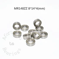 miniature bearing 10pcs mr148zz 8144mm free shipping chrome steel metal sealed high speed mechanical equipment parts