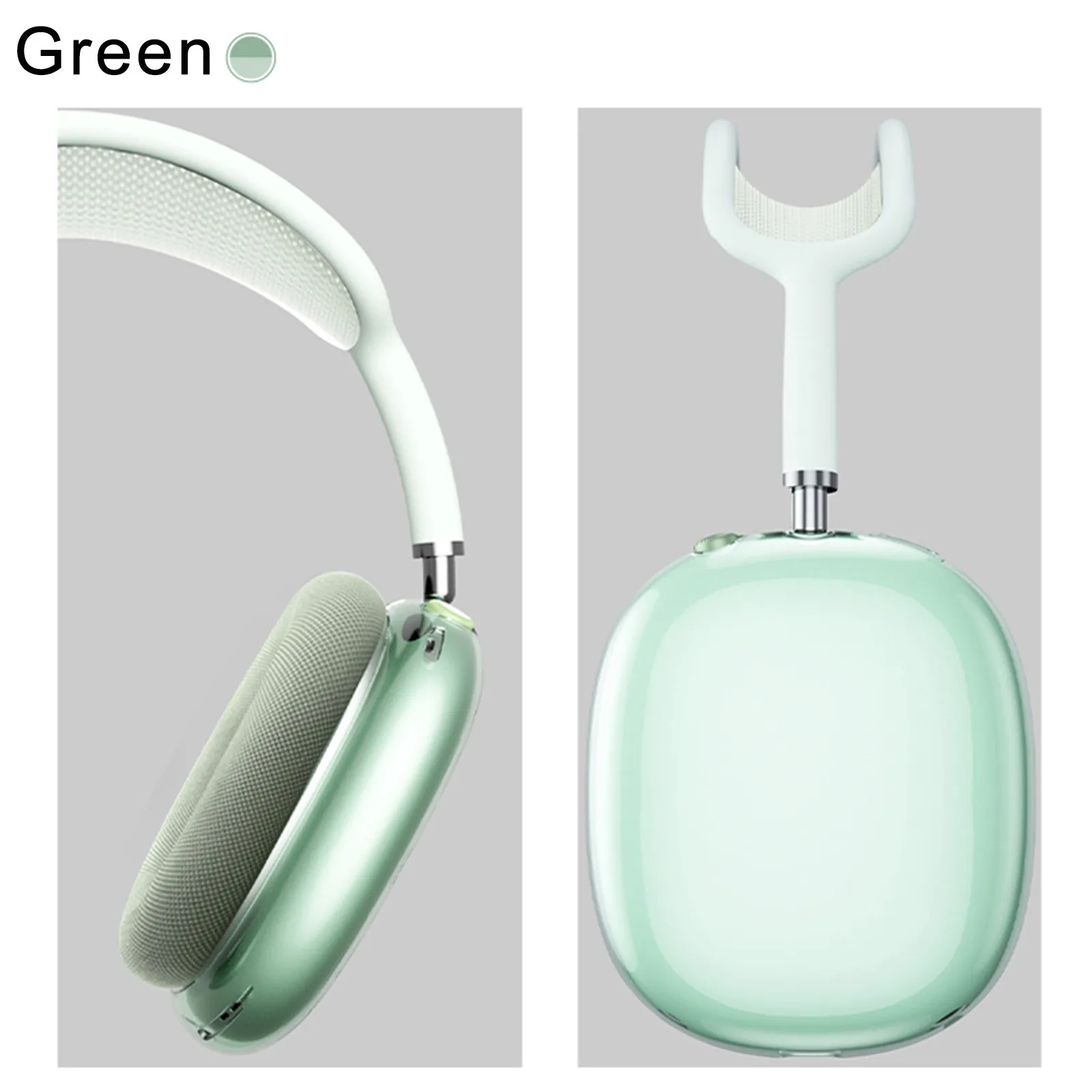 

Clear Silicone Protective Cover Skin-friendly Soft For Max Heads Earphone Cover For Air Pods Charging Box Bags Accessories