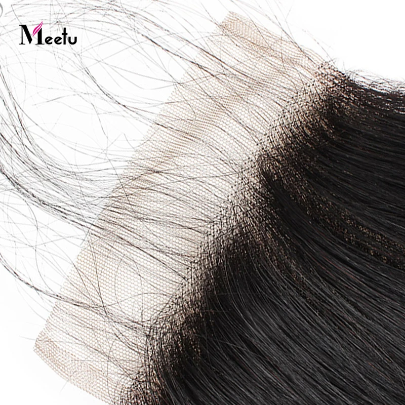 Малазийские свободные волнистые фронтальные волосы Meetu без повреждения кутикулы