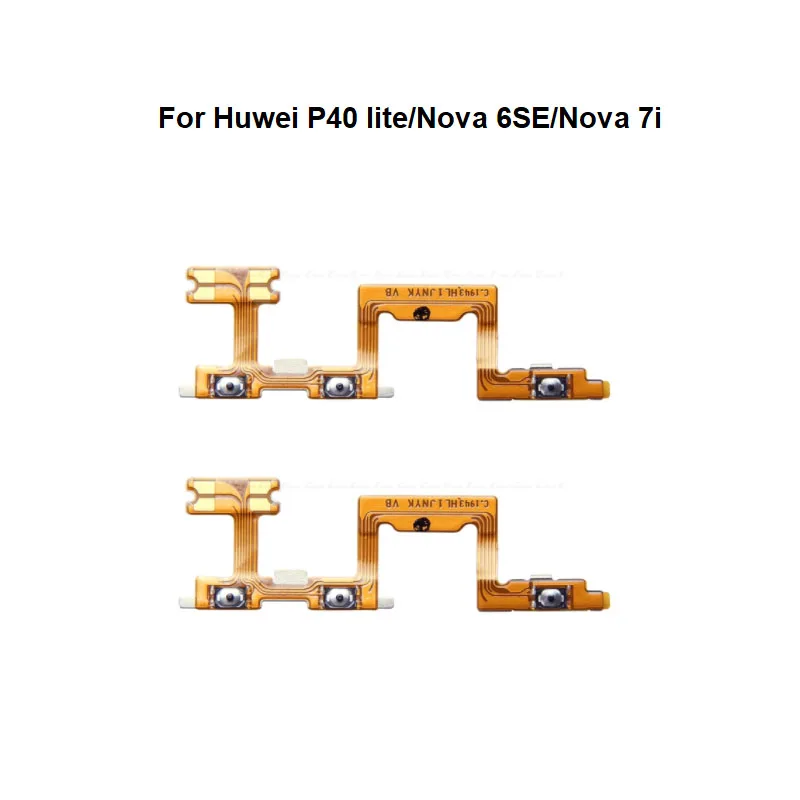 Кнопка включения/выключения питания для Huawei P40 Lite/Nova 7i/Nova 6SE 6 SE бесшумная