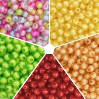 xuqian high quality 88mm round transparent acrylic loose spacer beads with 2mm hole for diy jewelry making b0258