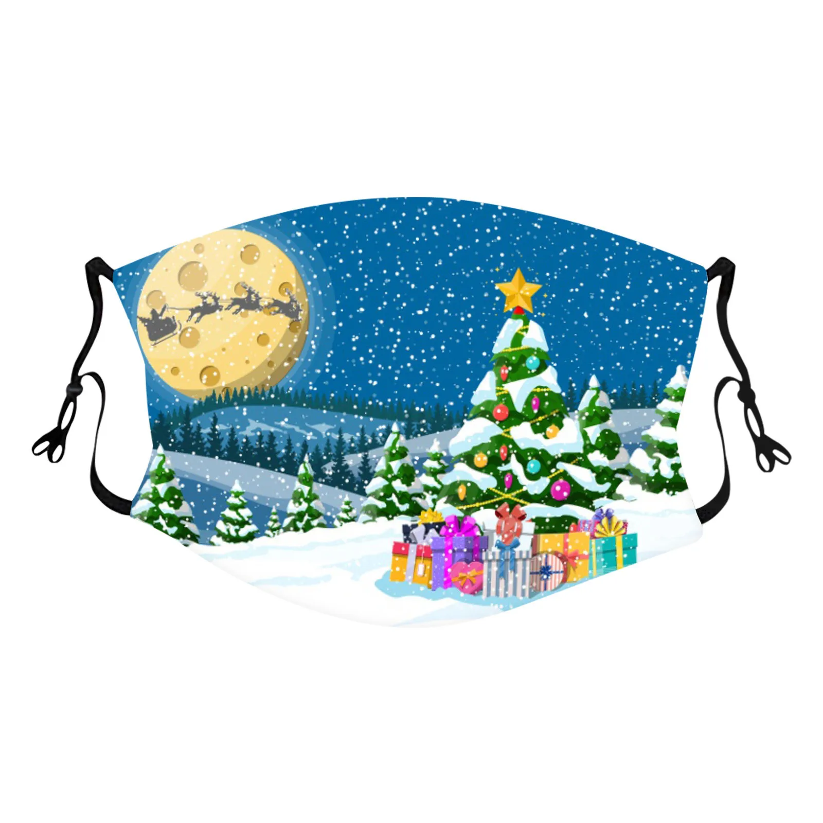 

Children Face Mask Cotton Cartoon Christmas Face Mouth Mask Reusable Masks Washable Breathable Mondkapjes Mascarillas Outdoor