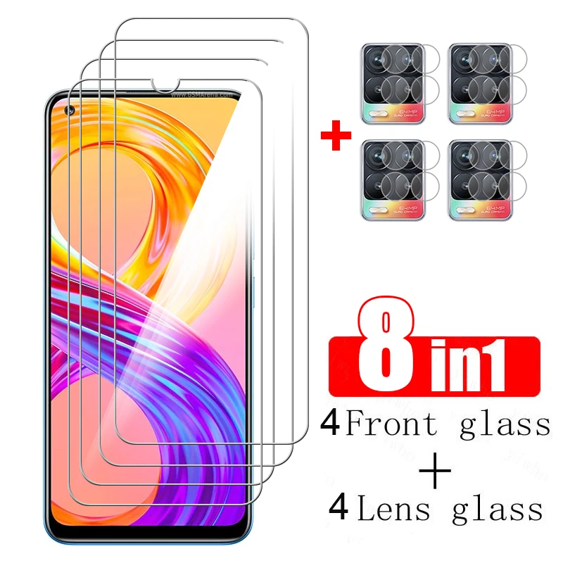 

Закаленное стекло для Realme 8 Pro HD, чехол для Realme C11 2021 C21 C25 C25s realmi realmy 8 7 pro 7i, защитная пленка для объектива