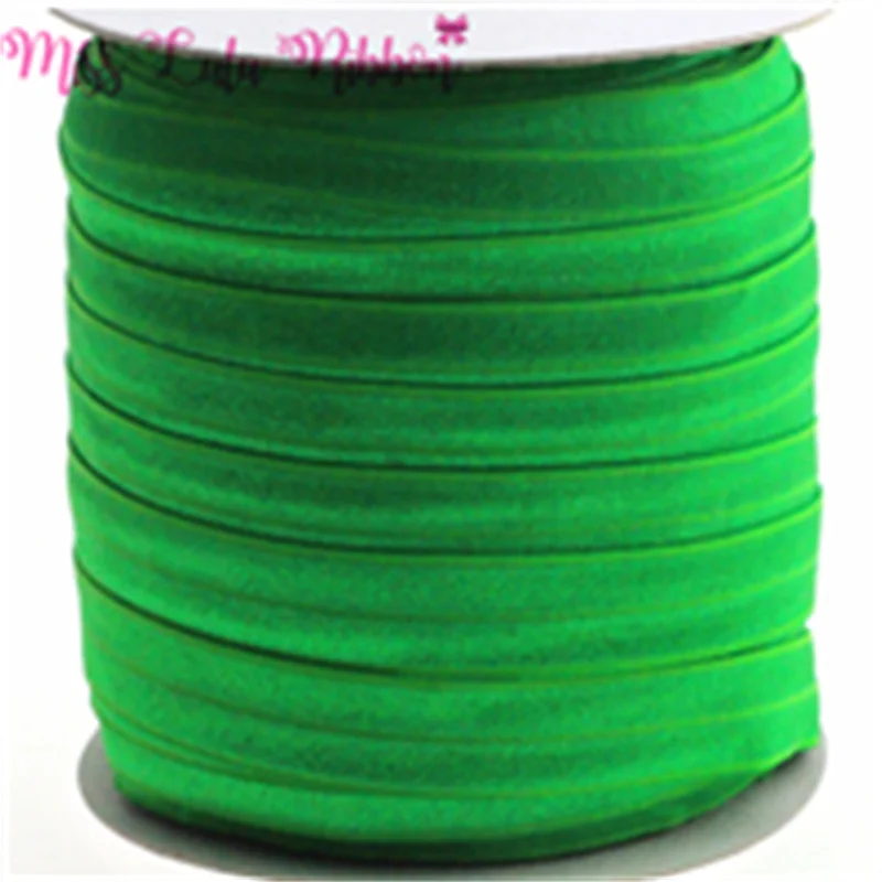 5/8 &quot16 мм Цвет изумрудно-Складной эластичный ленточный твердый матовый лямки