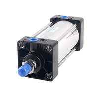 free shipping sc32 series pnuematic cylinder bore 32mm stroke 25 1000 double acting aluminum air cylinder pneumatic sc cylinder