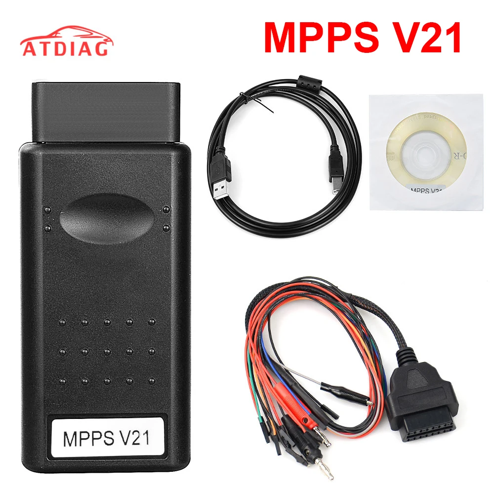 Новое поступление MPPS V21 MAIN + TRICORE MULTIBOOT с кабелем для пробоя автомобильный
