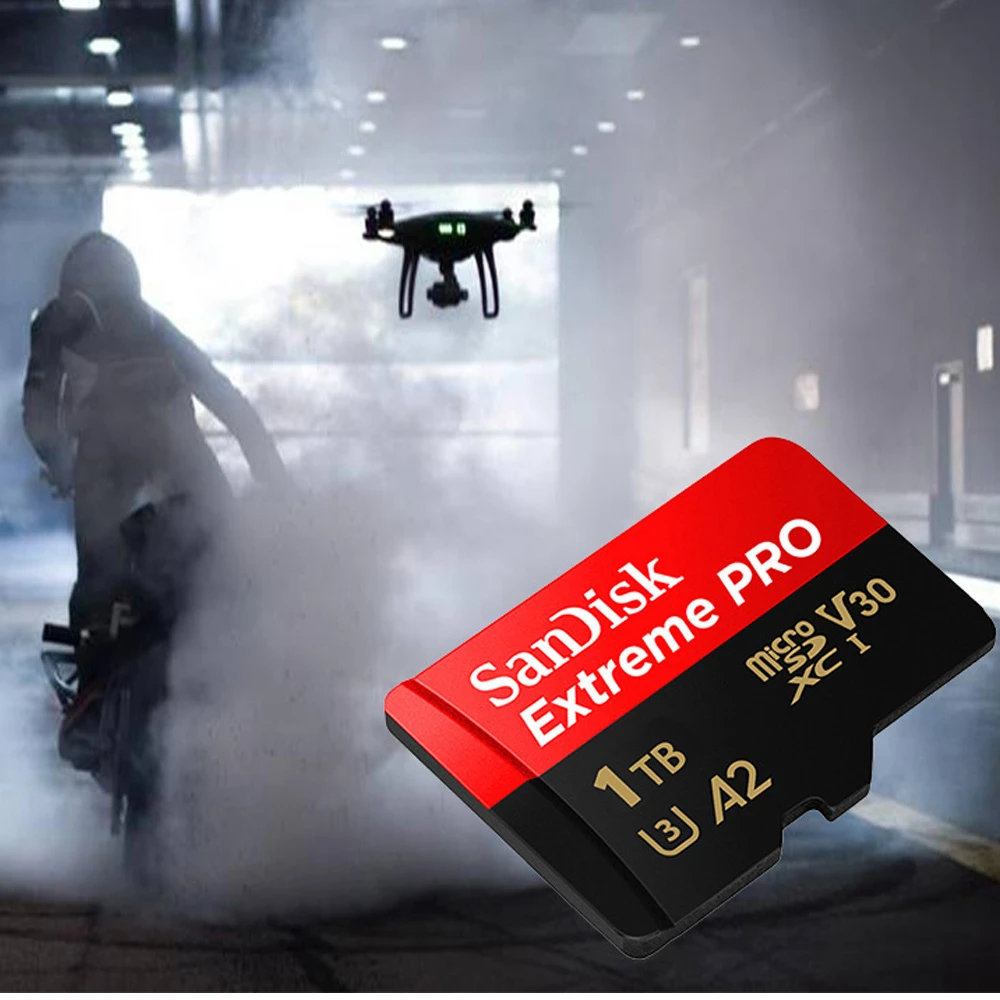Карта памяти SanDisk Extreme Pro 100% оригинал 1 ТБ micro sd класс 10 карта U3 A2 V30 tf-карта для UAV |