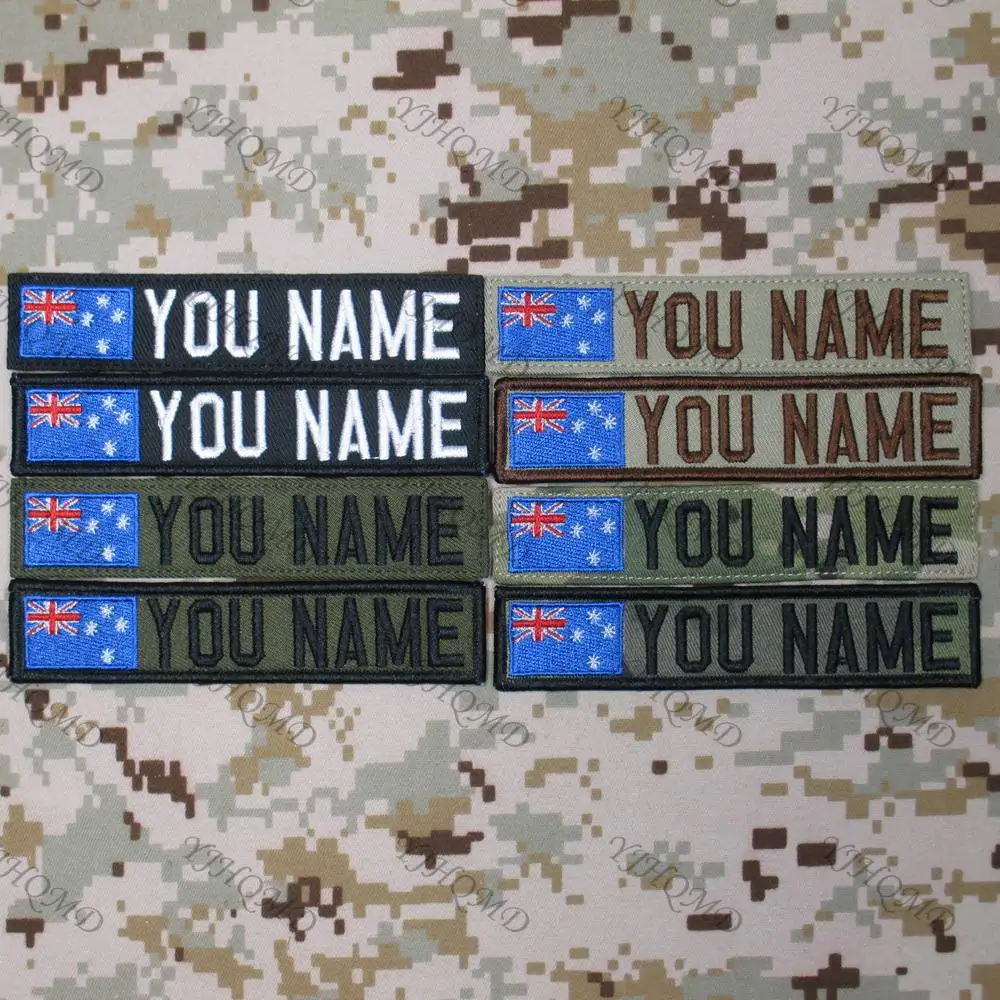 Нашивка-лента с новозеландским флагом под заказ нашивка-лента вышивкой на