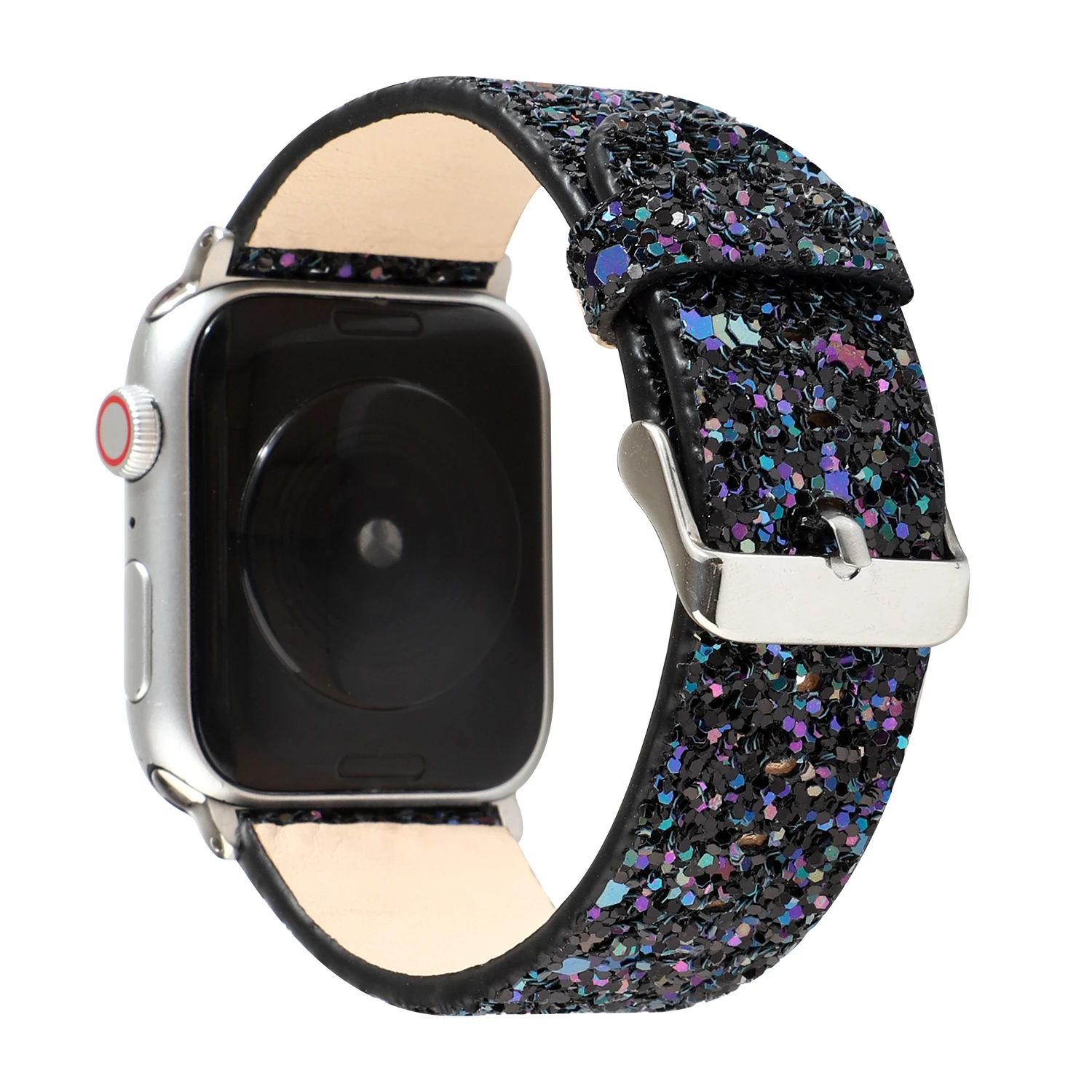 Ремешок кожаный для apple watch band 44 мм 40 iWatch Series 5 4 3 2 1 сменный Браслет наручных смарт