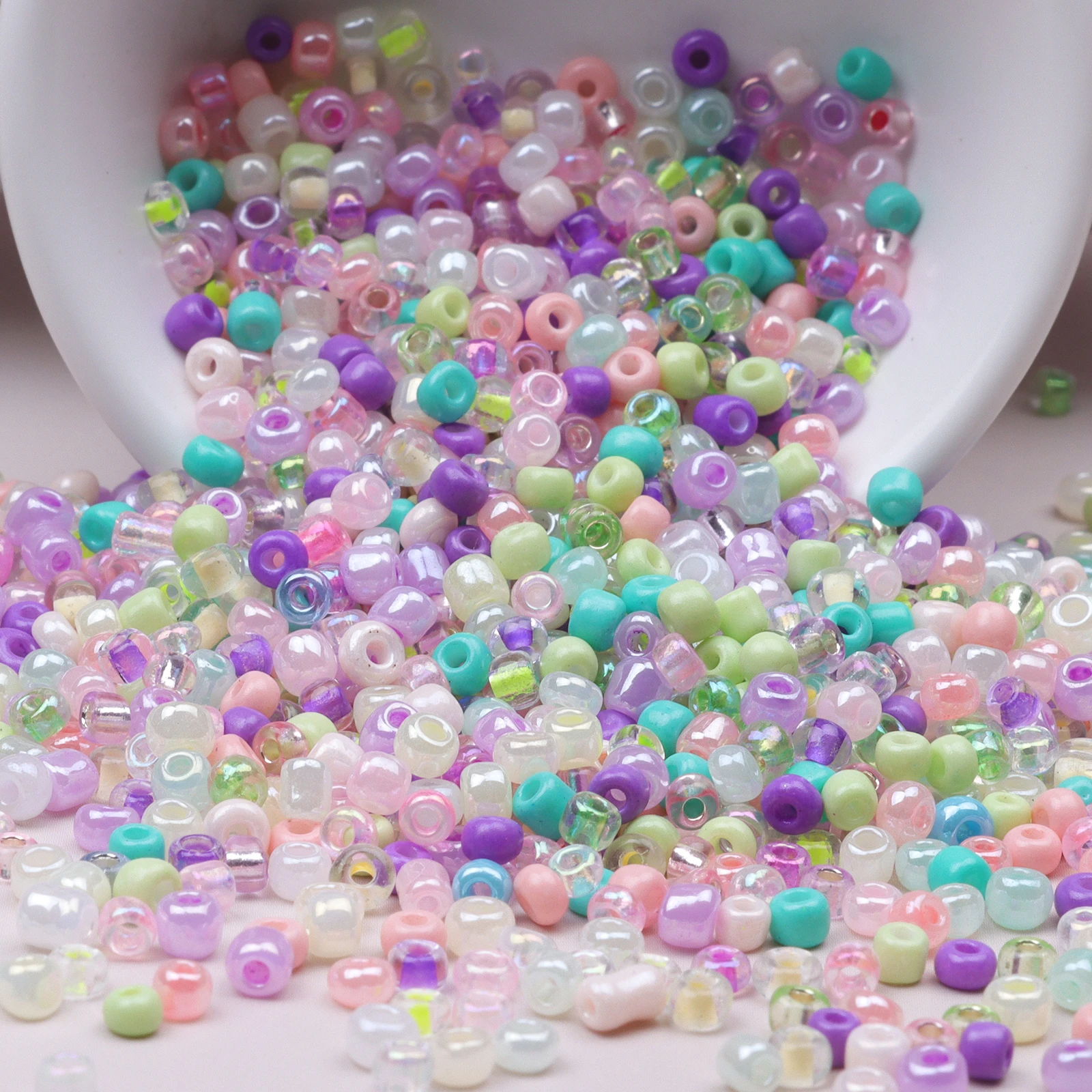 

Glass Seed Beads,Small Craft Beads Of Various Sizes, Used For Making DIY Crafts For Bracelets, Jewelry And Earrings
