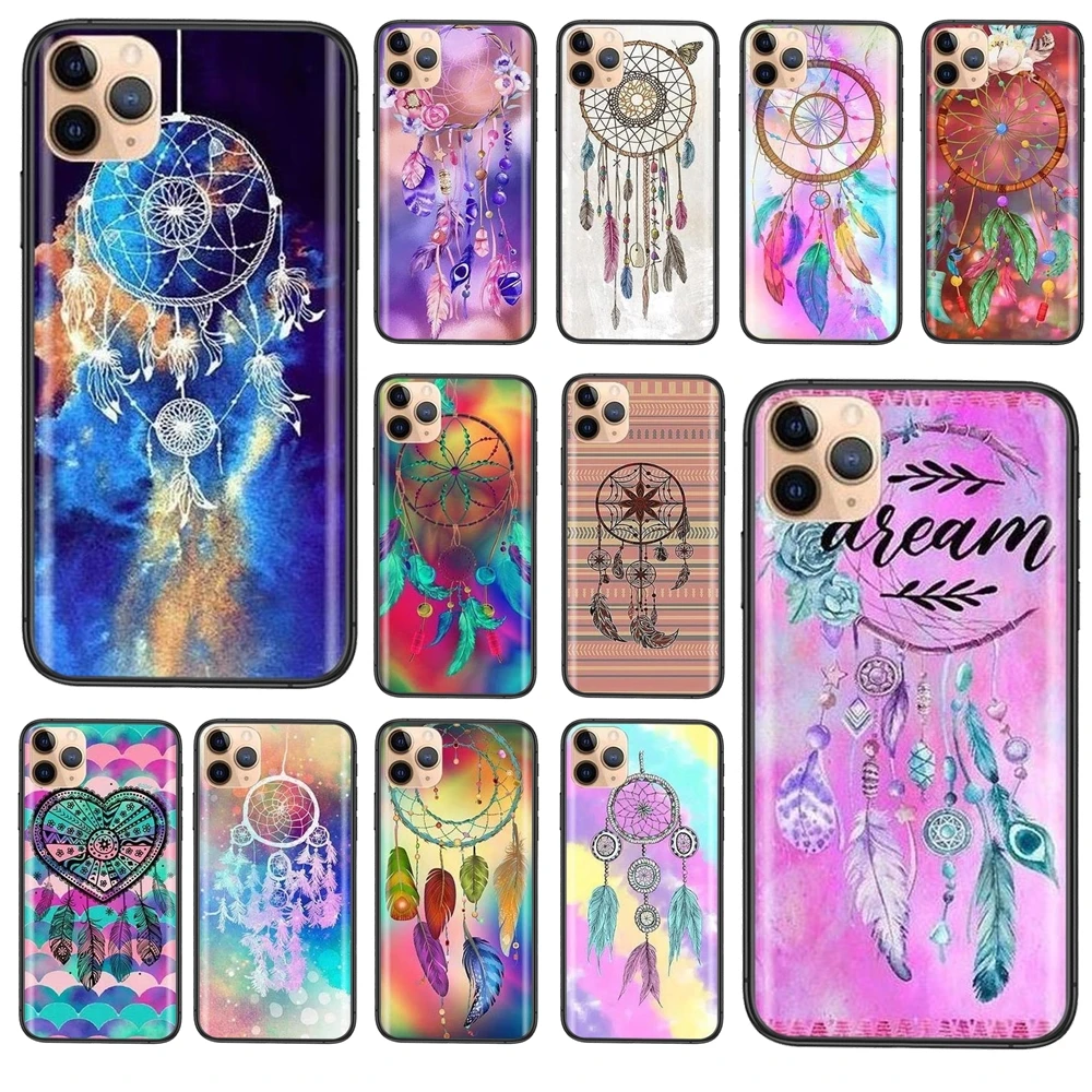 Ловец снов акварельный супердешевый для Galaxy Note 20 10 9 8 Ultra Samsung M51 M31 A7 A8 J6 J8 2018 A10S A11 |