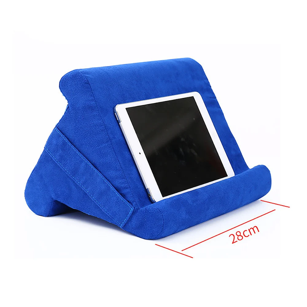 multi angle soft pillow pad tablet phone bracket universal lap stand for ipad tablet magazine holder pillow mobile phone hold free global shipping