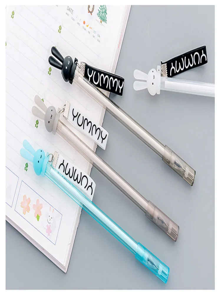 Милая мультяшная лента с рисунком кролика нейтральная ручка Студенческая