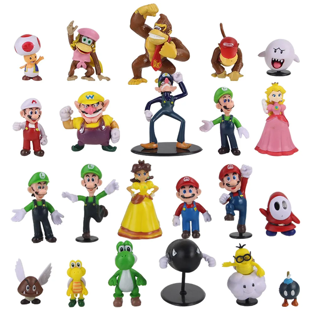 

Мини-куклы в стиле Super Mario, 22 шт./компл. 3-7 см