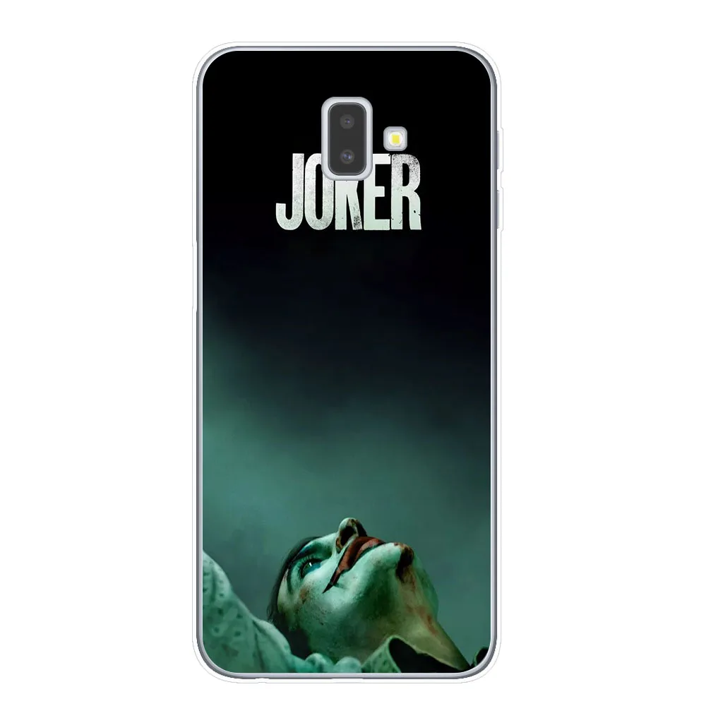 Joker из фильма ужасов «надевать счастливого лица мягкий TPU чехол для samsung J3 J5 J7 J4 J6 плюс Примечание 10 Pro Прозрачный чехол для телефона