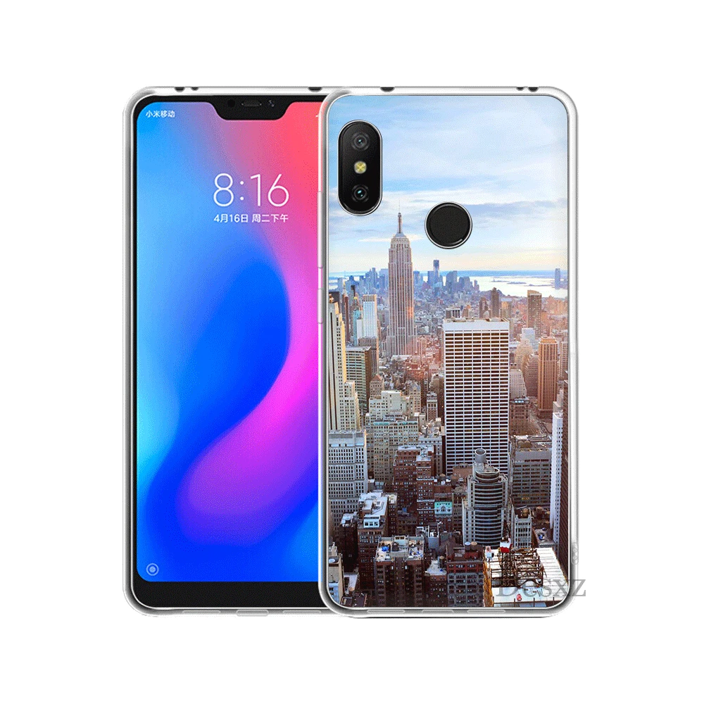 Чехол для мобильного телефона Xiaomi Redmi Note 6 7 Pro 5A 4 4X3 5 Жесткий NYC Нью-Йорк городской