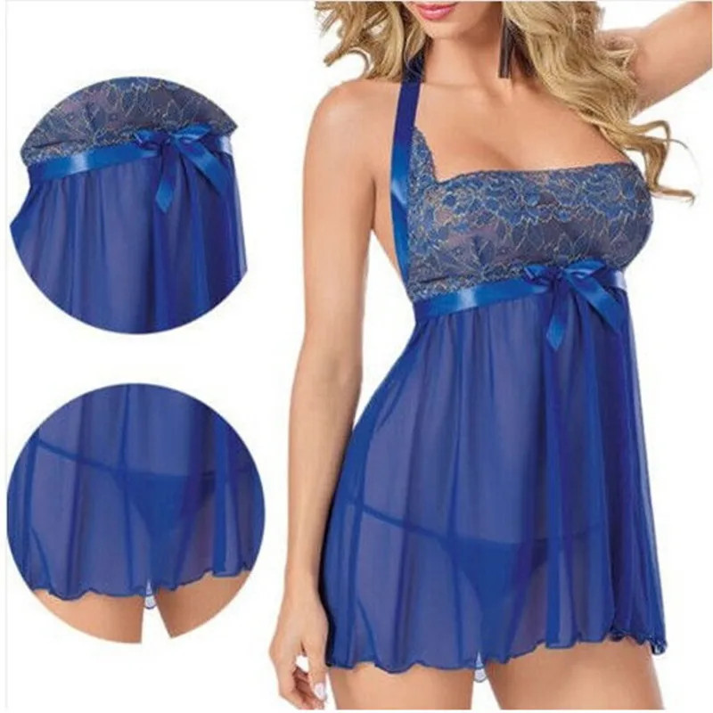 

lingerie sexy feminino rendas babydoll vestido roupa de dormir roupa interior g-string ver atravs de roupa de dormir qumicos