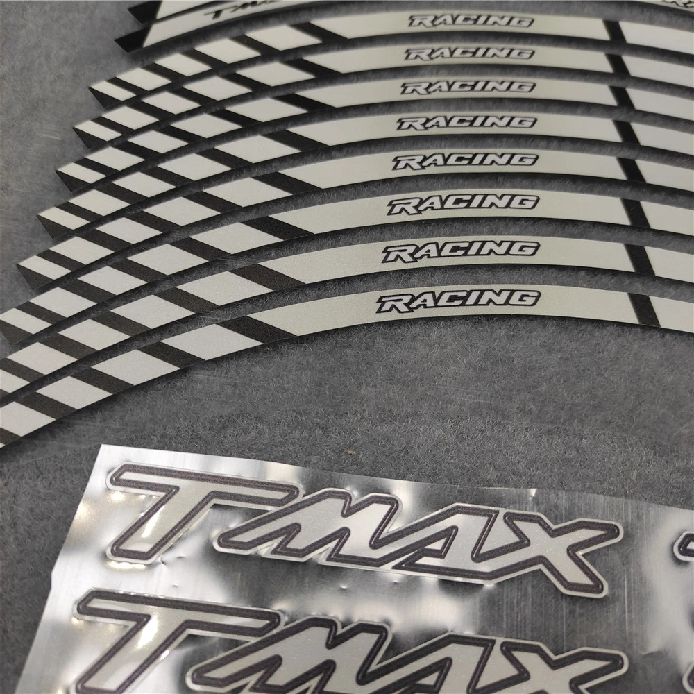

High Quality Wheel Decals 17inch For Yamaha tmax540 TMAX530 Rim Decal MOTO Applique Protector Racing Sticker Universal Case