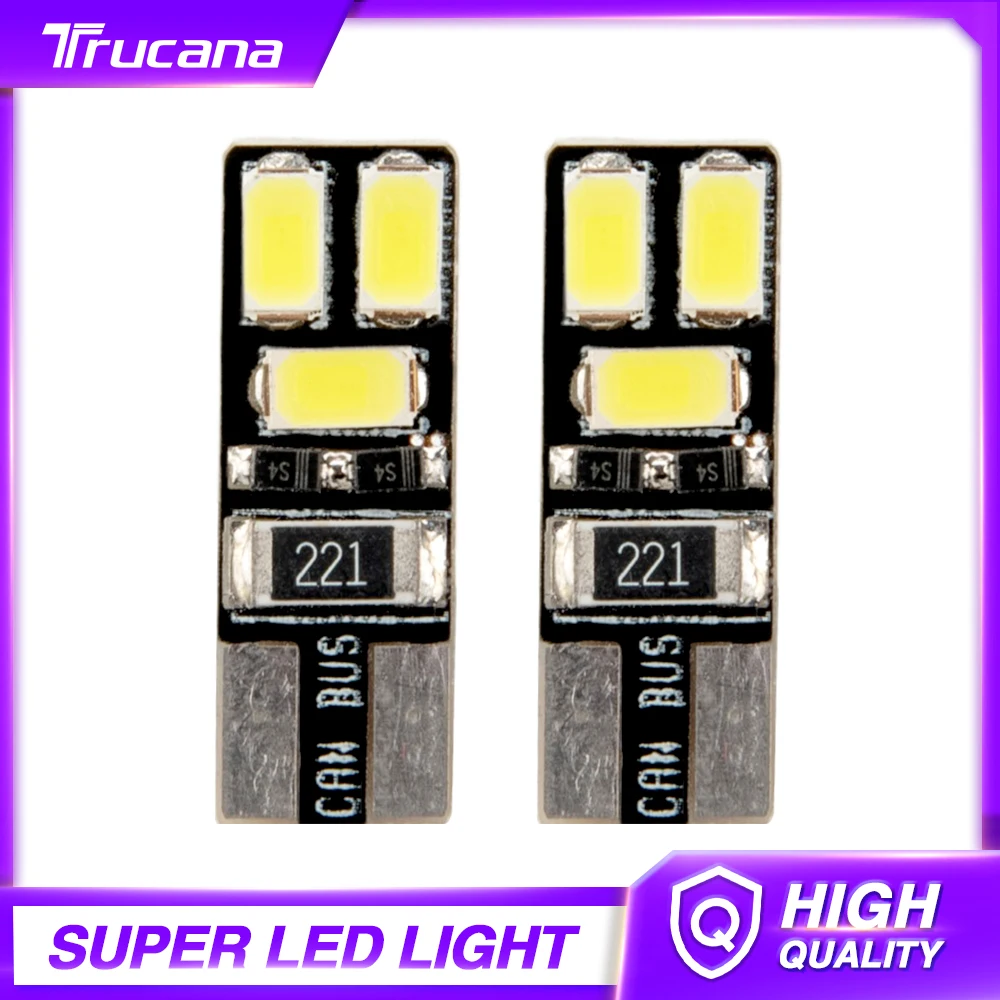 

Светодиодная автомобильная лампа Canbus T10 6smd 5730 2 шт./лот Canbus W5W t10 LED canbus 194 5730 SMD без ошибок, белая лампа