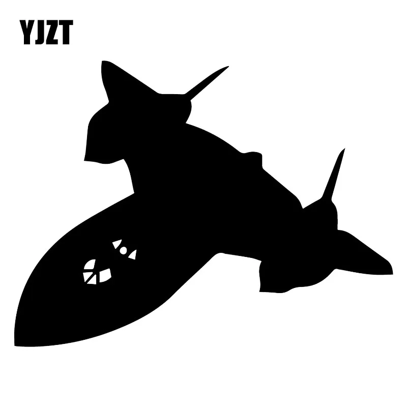 YJZT x 12 см самолёт креативные автомобильные наклейки заднего фонаря для