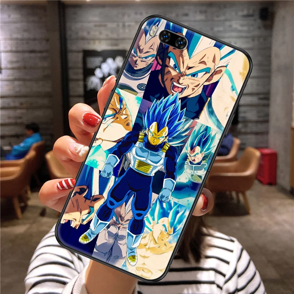 

Vegeta Anime Phone case For Xiaomi Mi Max Note 3 A2 A3 8 9 9T 10 Lite Pro Ultra black luxury Etui silicone funda tpu cell cover