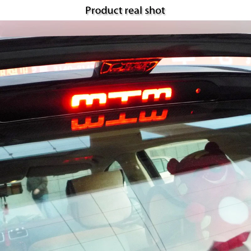 

Car Stickers High Brake Light Decoration Black Carbon Fiber Decals For Volkswagen Golf 6 7 MK6 MK7 Polo VW Tiguan Accessories