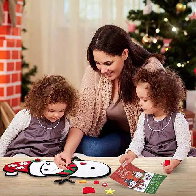 Рождественское нетканое искусственное украшение для рождественской елки