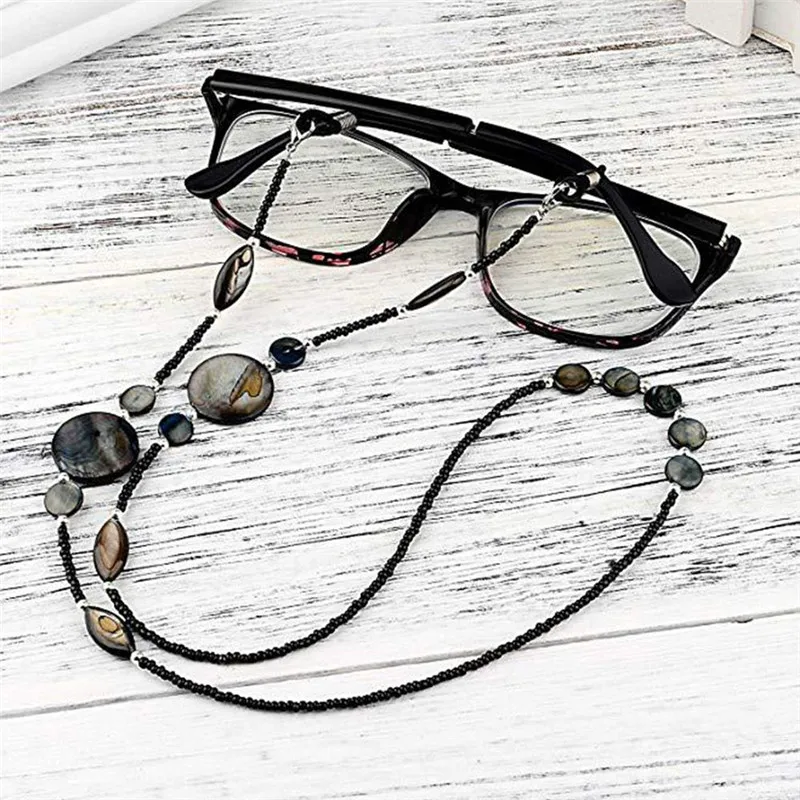 

1 Pc Fashion Women Reading Glasses Chain Shell Beads Sunglasses Cord Beaded Eyeglass Lanyard Holder Strap Eyewear Necklace