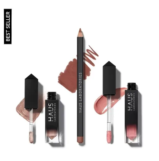HAUS OF GODDESS Beauty by Lady Gaga мерцающий блеск для губ Ограниченная серия Рождественский эксклюзивный LE RIOT блеск для губ HAUS LABORATORIES праздничный набор - Цвет: HAUS OF GODDESS