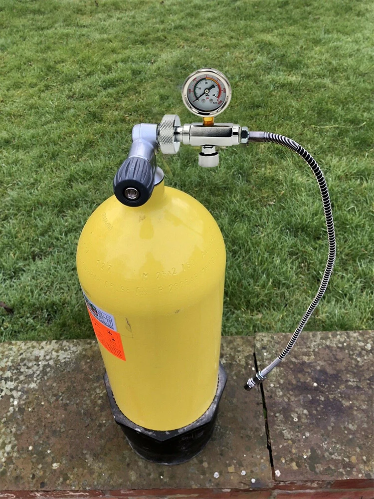HPA заполняющая станция адаптер для зарядки от резервуара с аквалангом W/Din 232/300Bar