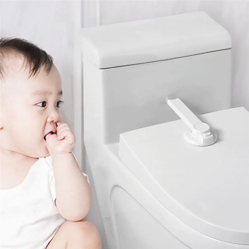 

Baby Child kids Safety Lock Toddler Toilet Seat Lid Locks Security Straps Lock Home Protection Safety Tools Bathroom Accessories