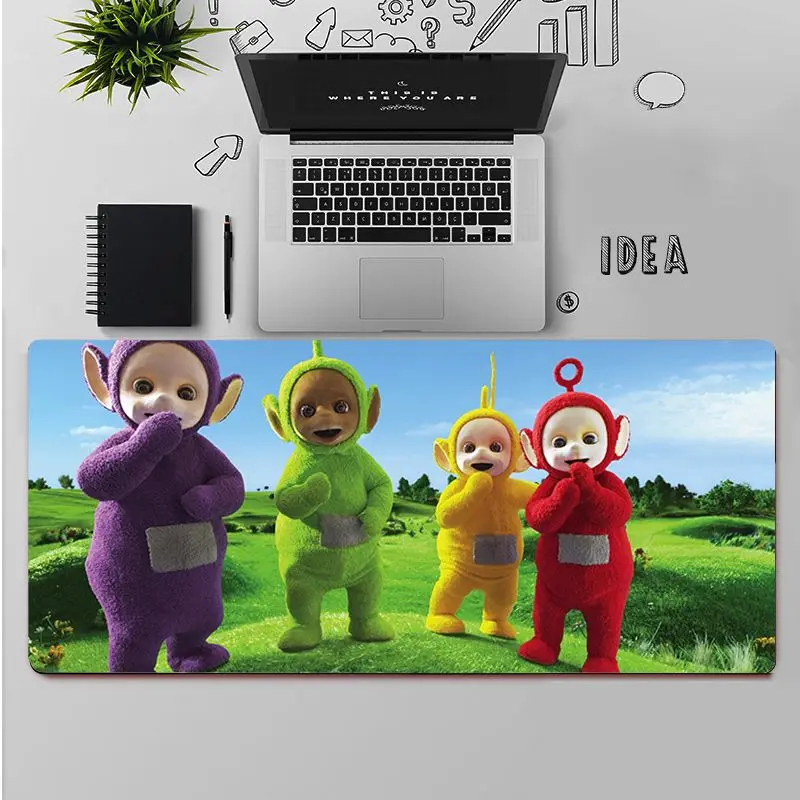 

FHNBLJ High Quality Cute Teletubbies Comfort Mouse Mat Gaming Mousepad Rubber Computer Gaming mousepad