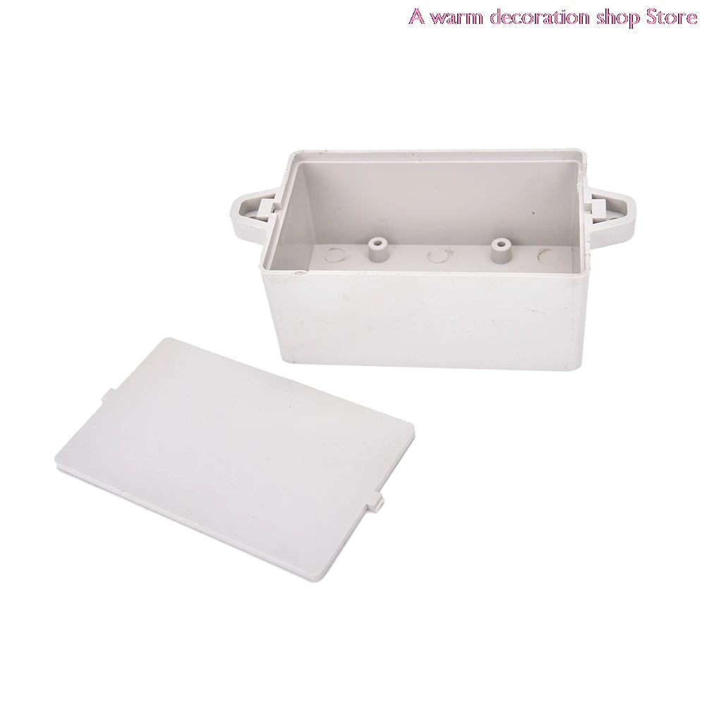 

1PCS 82*52*35mm hot new White Waterproof Plastic Cover Project Electronic Instrument Case Enclosure Box