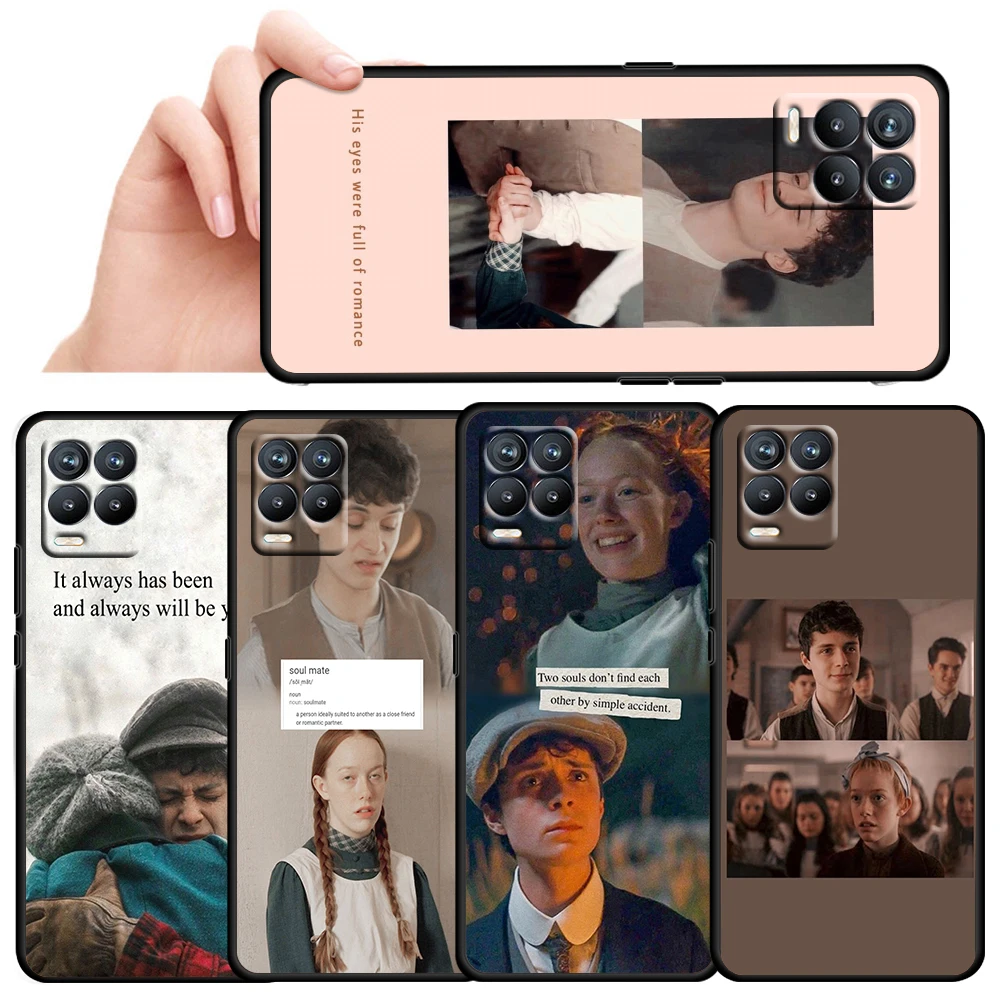 

Gril Anne With An E For OPPO Realme Narzo 30 20 8 8i 7 6 5 3 2 Pro Global 5G Soft Silicone Black Phone Case Cover