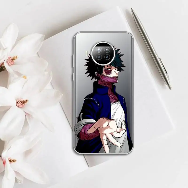 

Japan anime My Hero Academia Phone Case Transparent for Xiaomi Redmi note 10 t 8 9 pro lite 11