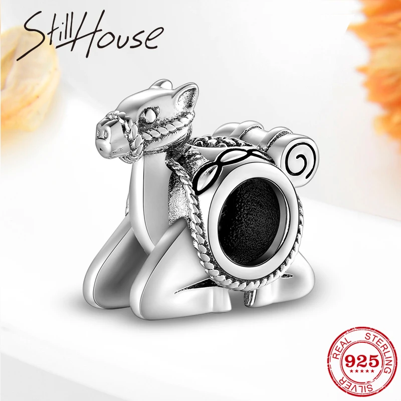 Новый 925 пробы Серебряный туристический экскурсионный верблюжий бисер Подходит