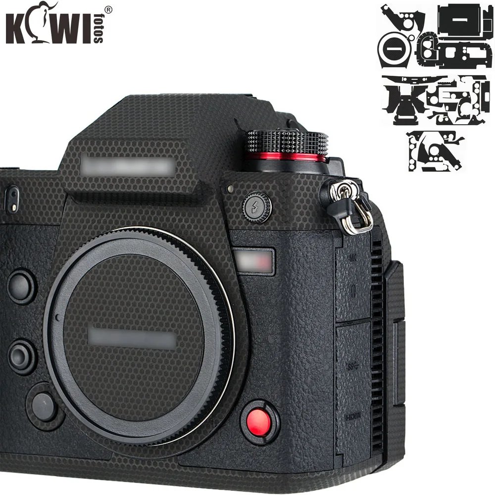 

KIWI Protective Skin Film Kit Camera Body Sticker For Panasonic Lumix DC-S1H Anti Scratch Film Camera Matrix Black