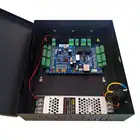 Контроллер двойного доступа TCPip, 100-240 В, блок питания с переключателем, Считыватель RFID Wg26 и различные кнопки выхода с замками доступа