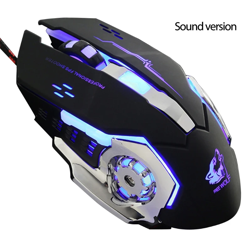 

V5 Manipulator Mouse Wired Game Desktop Mechanical Mute Mute CF Game