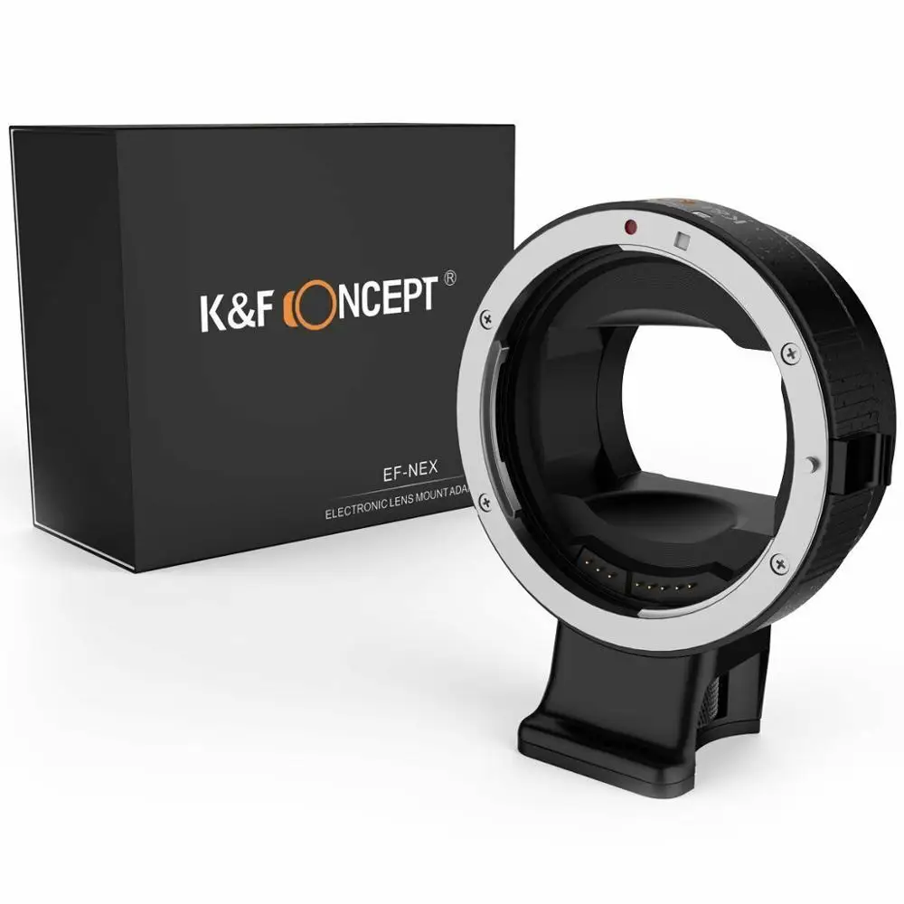 K & F Concept адаптер автофокуса Canon EF фотообъектив для Sony E фотоадаптер a72 A6000