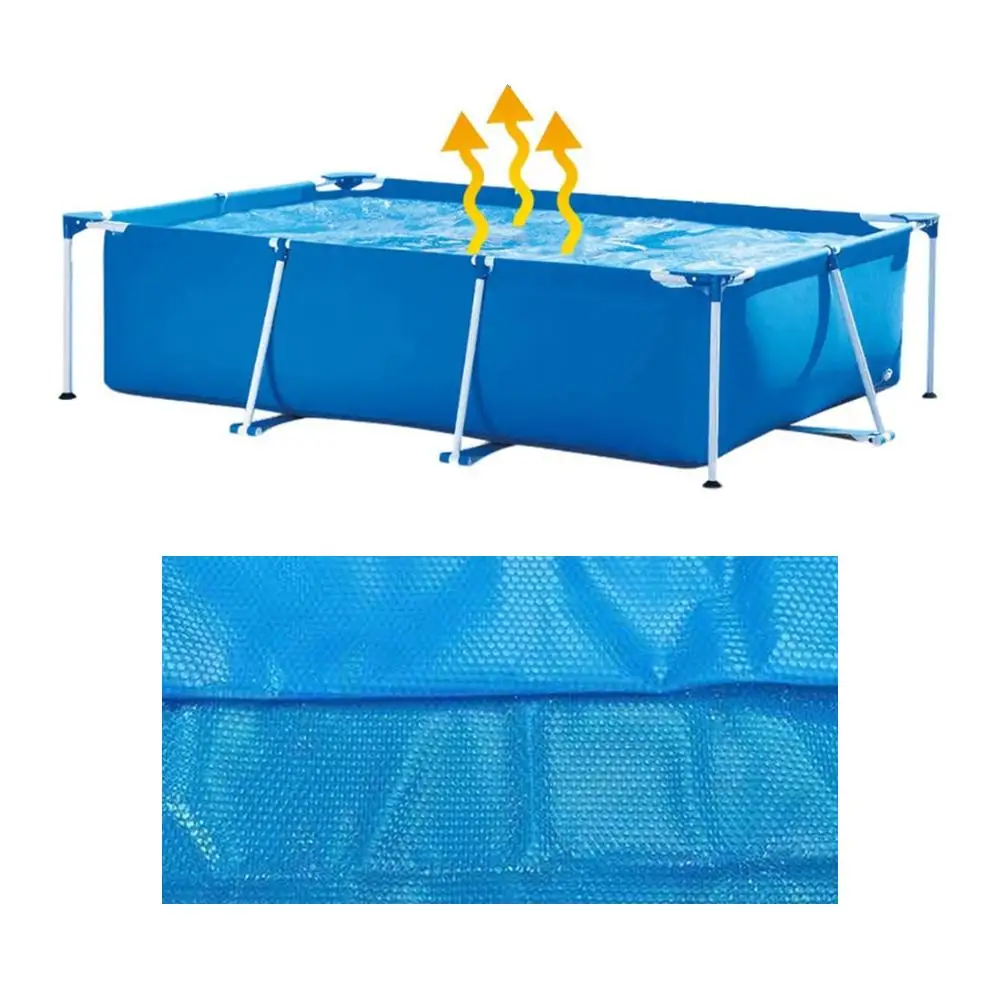 

Pool Cover Round/Rectangular Swimming Pool Tub Cover Outdoor Bubble Blanket Accessories Dustproof Floor Rain Cloth Mat Cover