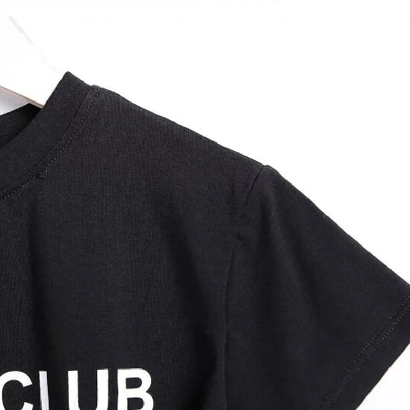 Буква Принт Нет Бюстгальтер Клубное Текст Лозунг Кроп Топ Облегающее Стройный Подходящий Майка Короткий Плотный Женщина Повседневный Футболка Панк Короткий Рукав Круглый Воротник Полувер Футболка Черное Белое