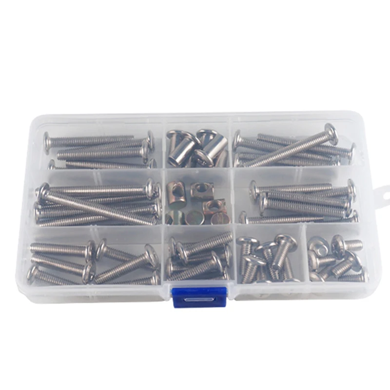 Luchang мебель болт гайка крестоголовая M6 кровать стулья отверстие дюбель в сборе