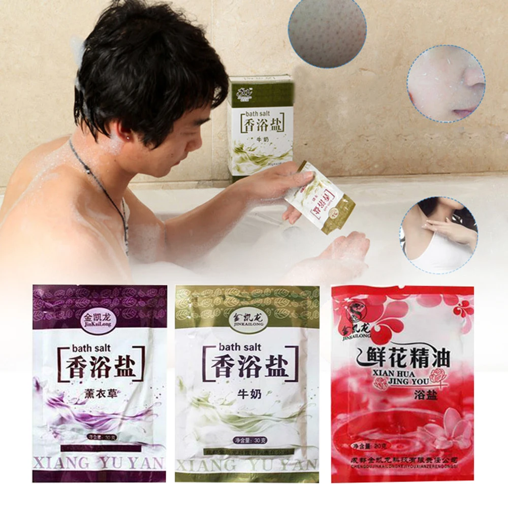 Морская соль для ванны Розовое Молоко жасмин цветок устройство душа массажер ног