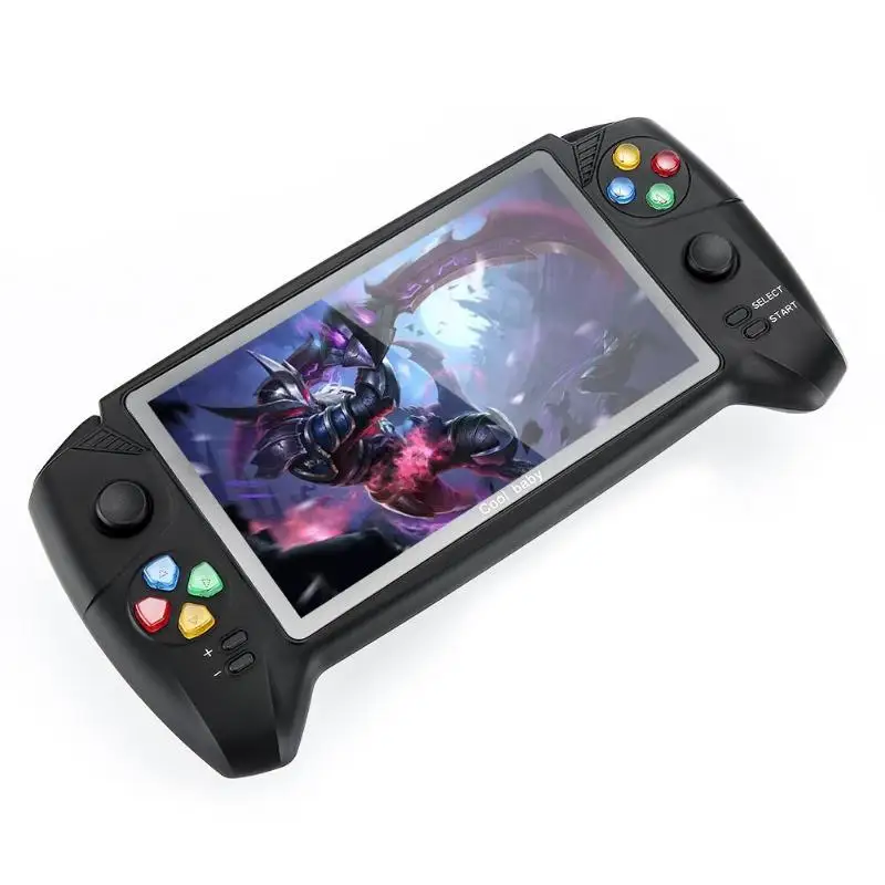 COOLBABY, 7,0 дюймов, игровая консоль, двойные рокеры, портативная игровая приставка, встроенный 3000, классические игры, камера, видео приставка для записи приставка Приставка игровая