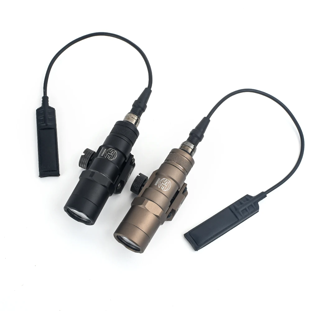 

Airsoft Surefir M300B Mini Scout Light Tactical M300 Rifle Outdoor Hunting Weapon Flashlight with Single Pressure Pad