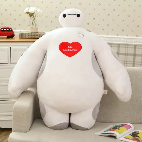 Большой размер герой 6 Супер Талисман Baymax плюшевая игрушка мягкая мультяшная